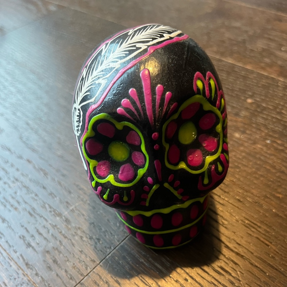 Wax Skull Decorative Candle California Venice Beach
